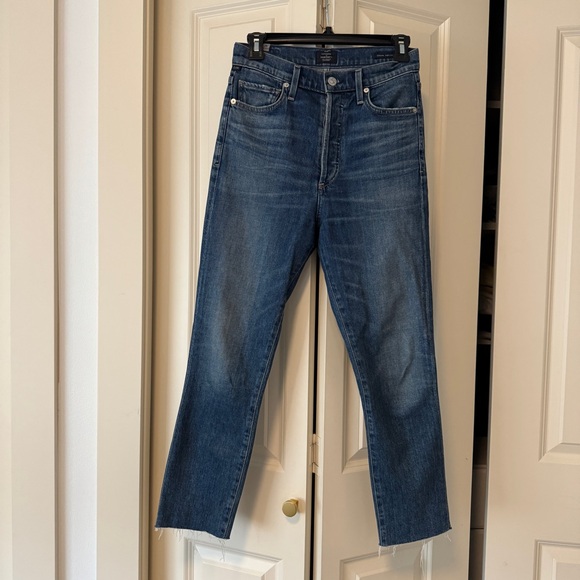 Made in USA Citizens of Humanity Olivia High Rise Slim Ankle Jeans Size 25 - Picture 4 of 9